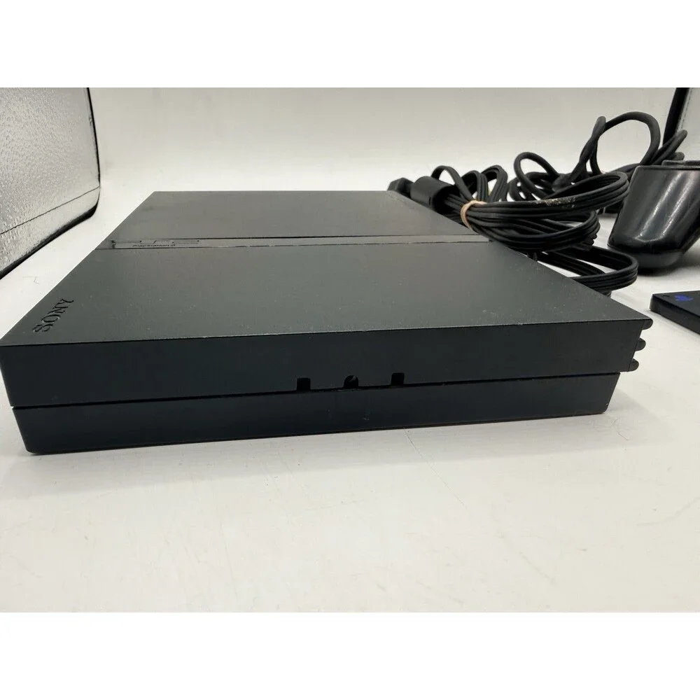 Sony PlayStation 2 PS2 Slim SCPH-75001 NEW LASER & RIBBON w/ Memory AV Cord +